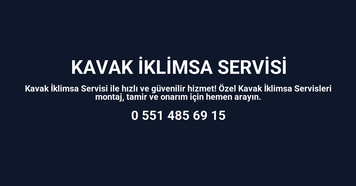 Kavak İklimsa Servisi